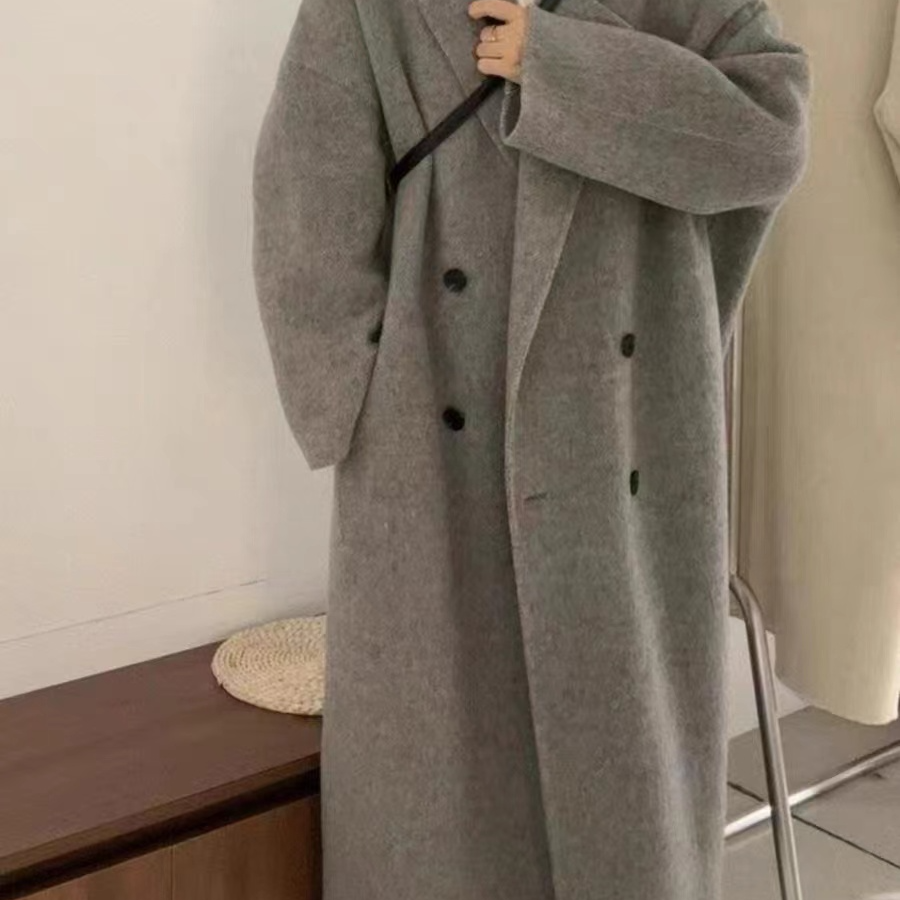 201-300时尚高端女士双面呢大衣-新