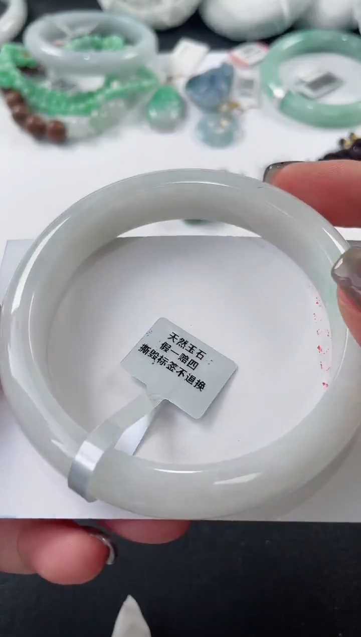 未镶嵌手镯翡翠基地发货H 5000  59+