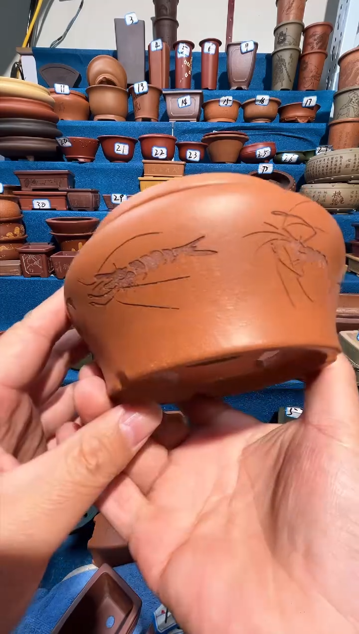 【闪购商品】紫砂紫砂花盆11*6