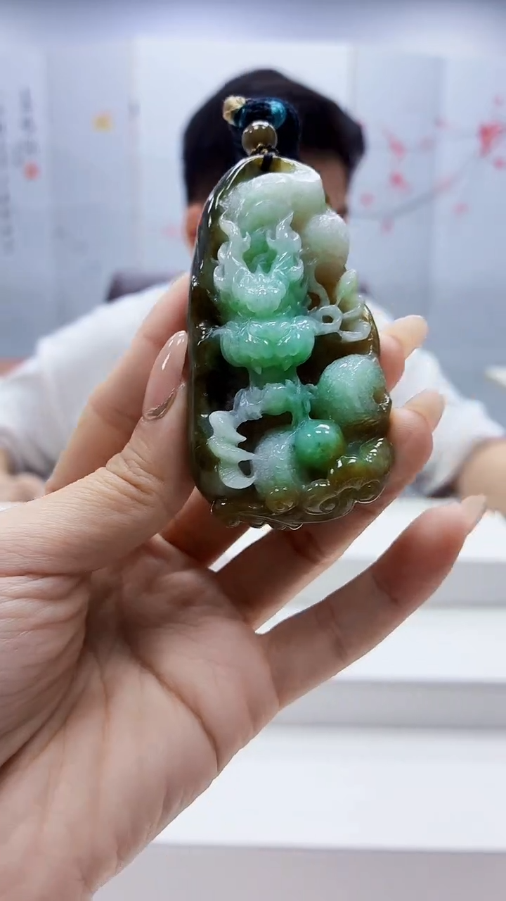 未镶嵌定制翡翠4917ty-毛货挂件93