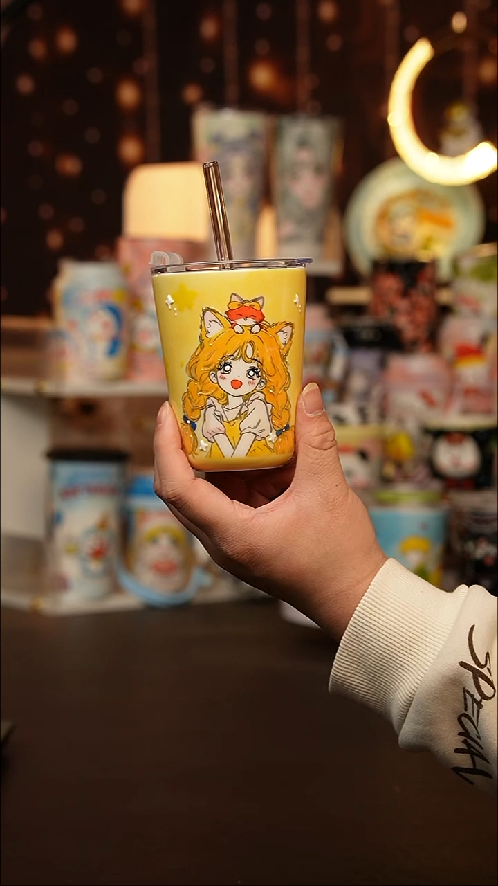 (玉泥）景德镇手工手绘文创陶瓷杯