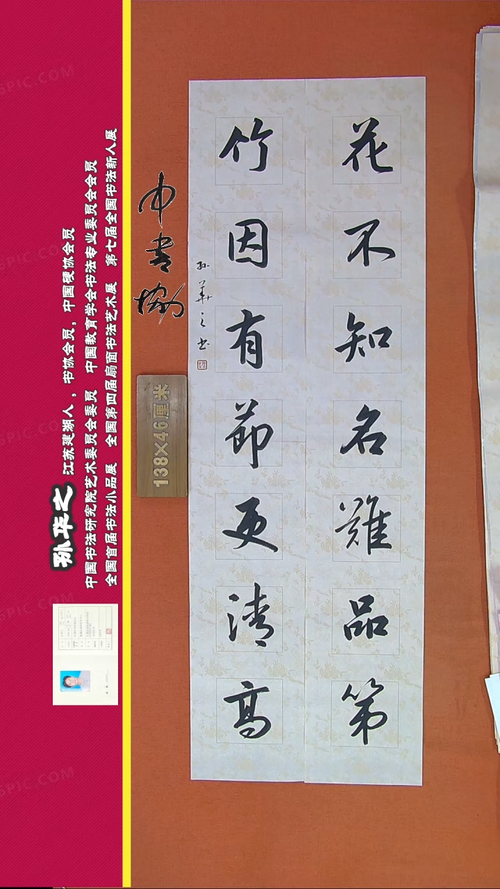 【闪购商品】书法492C孙华之书法作品