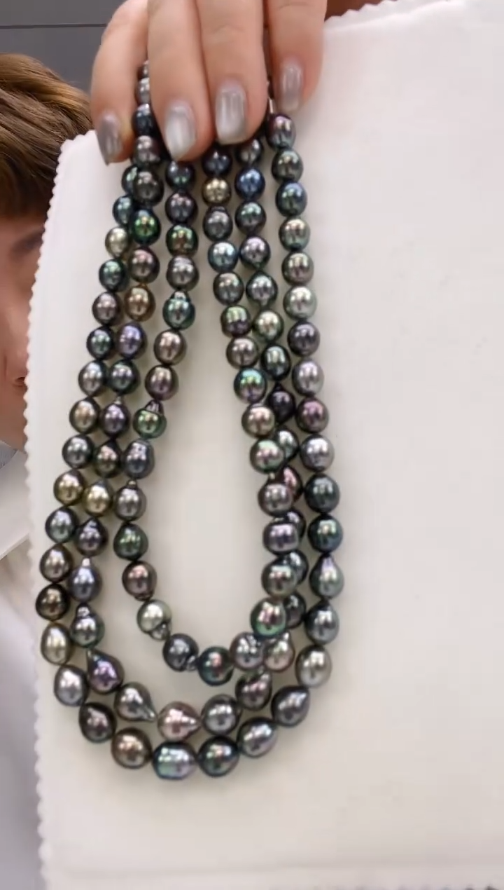 未镶嵌海水珍珠项链172多样性发其一8-9mm