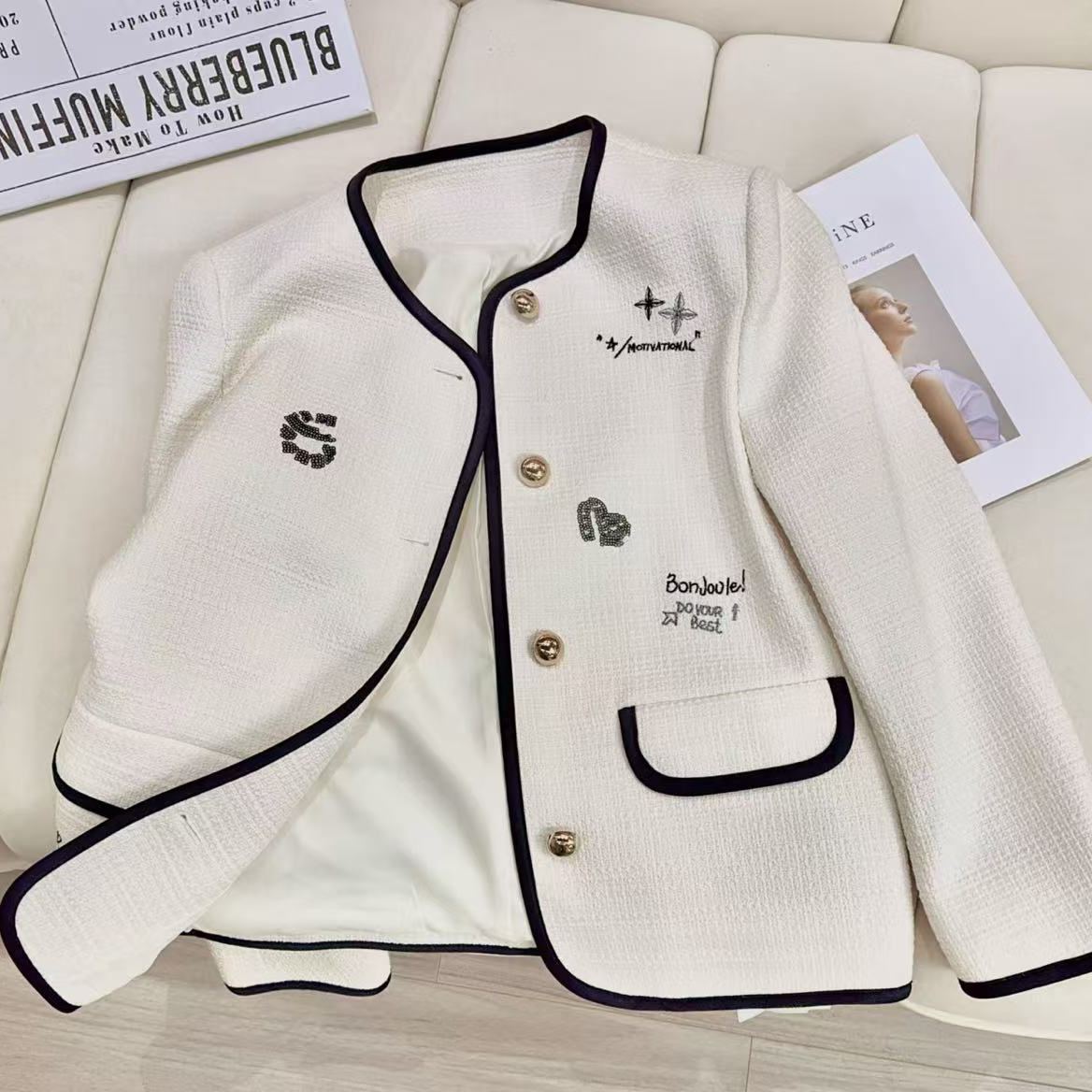 TY/-新款时尚休闲气质小香风外套*Xj 752 