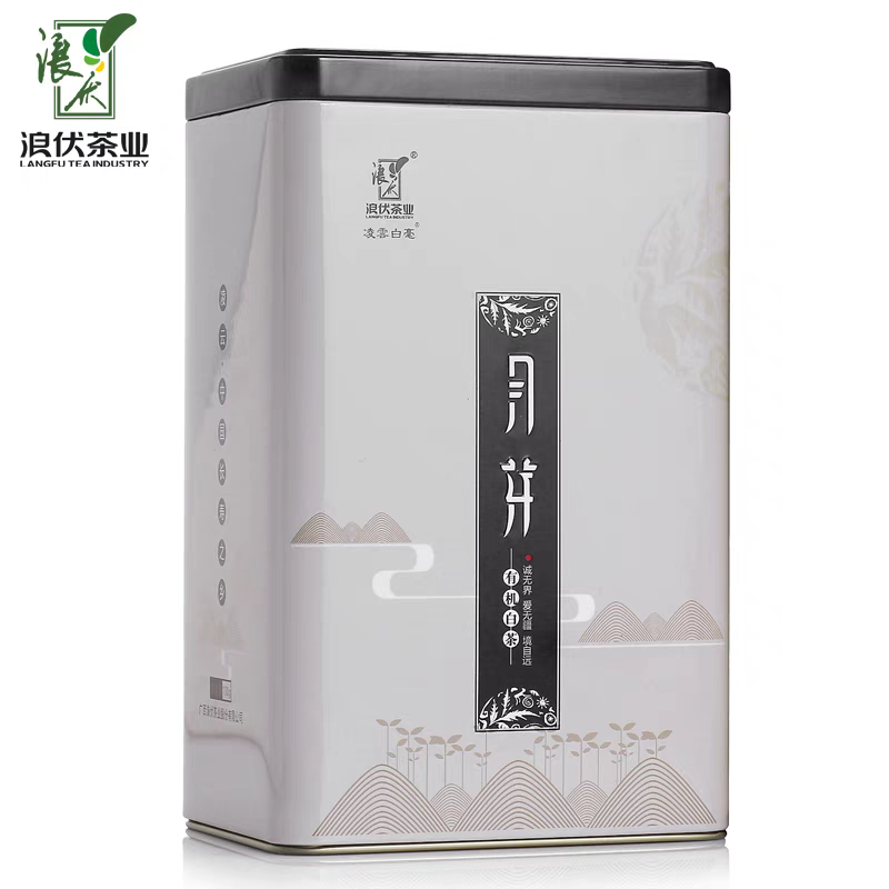广西凌云白毫茶浪伏茶叶100克特级月芽罐装