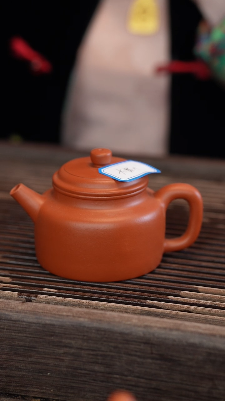 茶壶紫砂朱泥德钟宽口