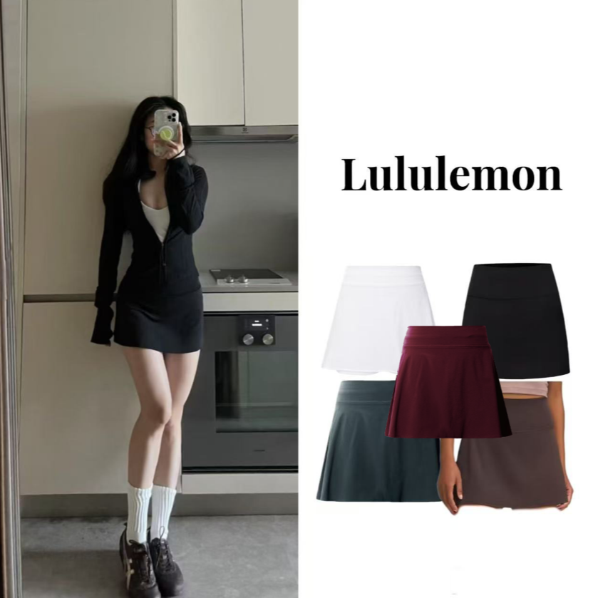 lululemon露露乐蒙 Align系列运动松紧高腰舒适网球裙