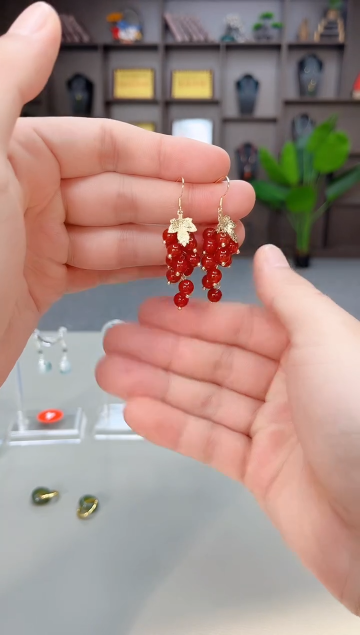 未镶嵌耳饰玛瑙/玉髓207000