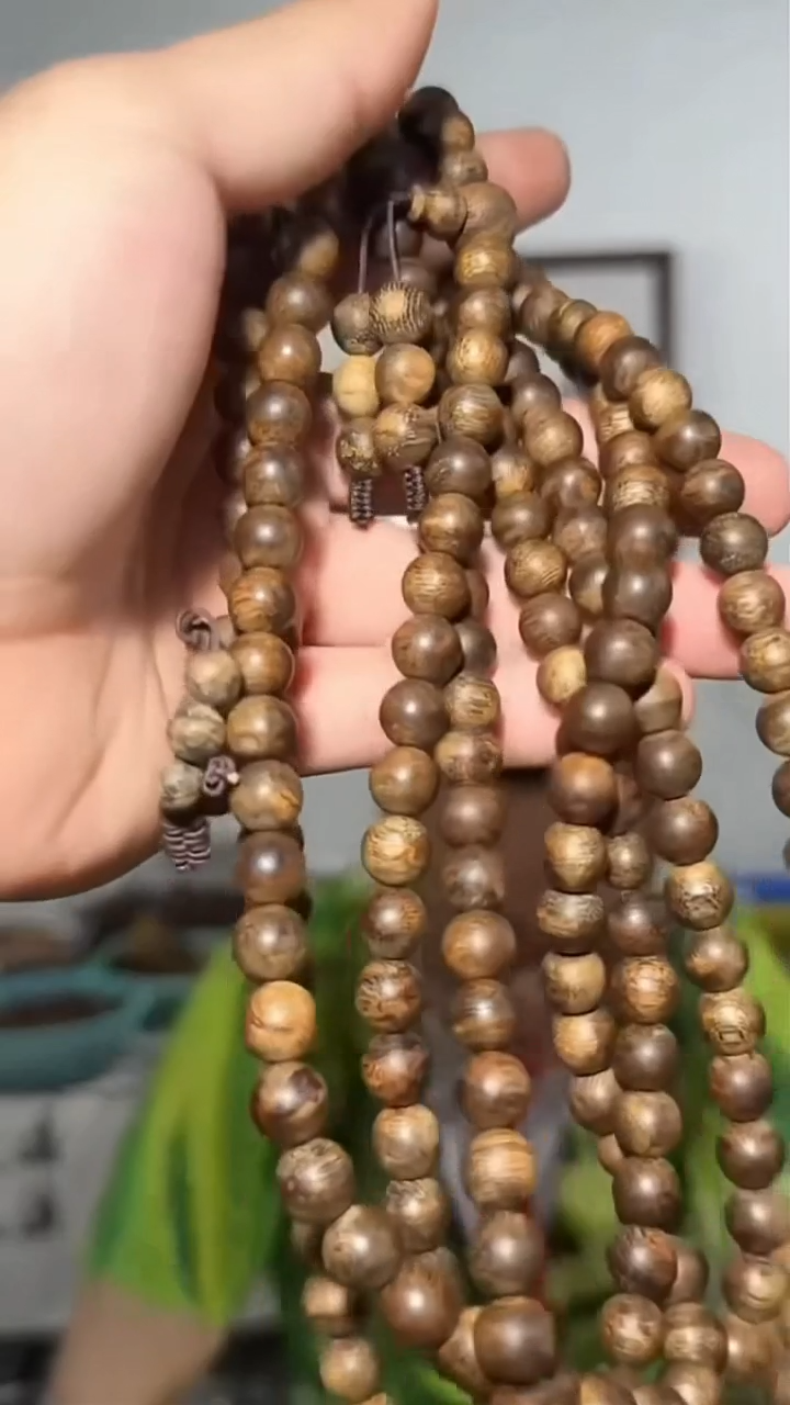 沉香手串a35号大叻长串30g0.9多样性发一
