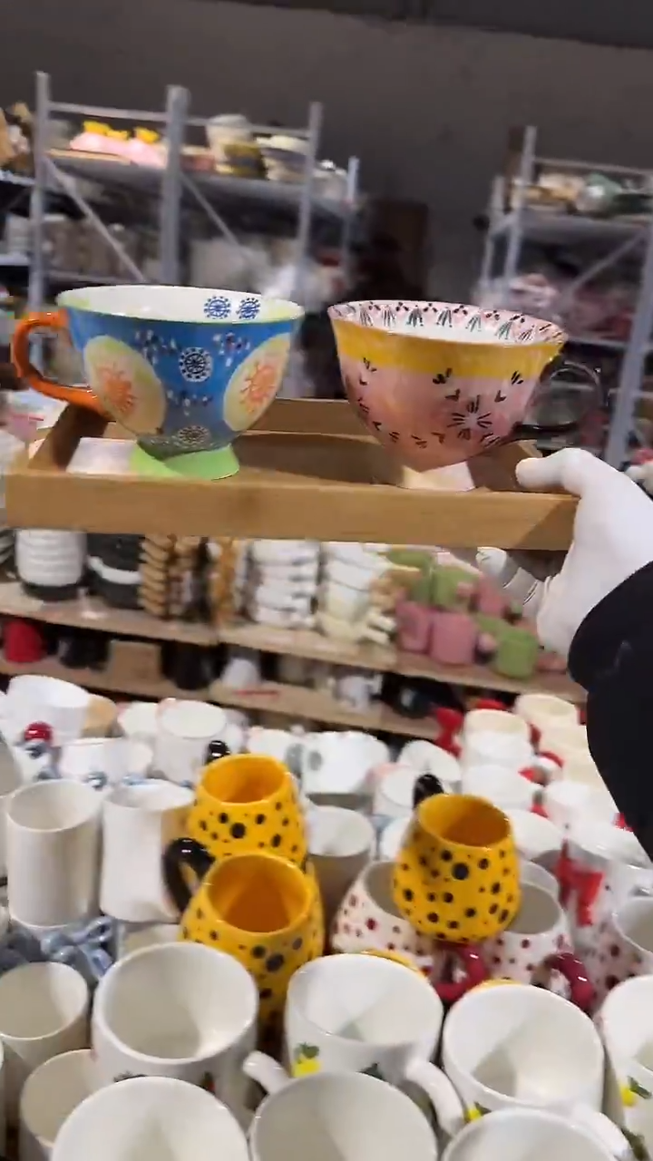 陶瓷2个杯子微瑕 凑满20元包邮