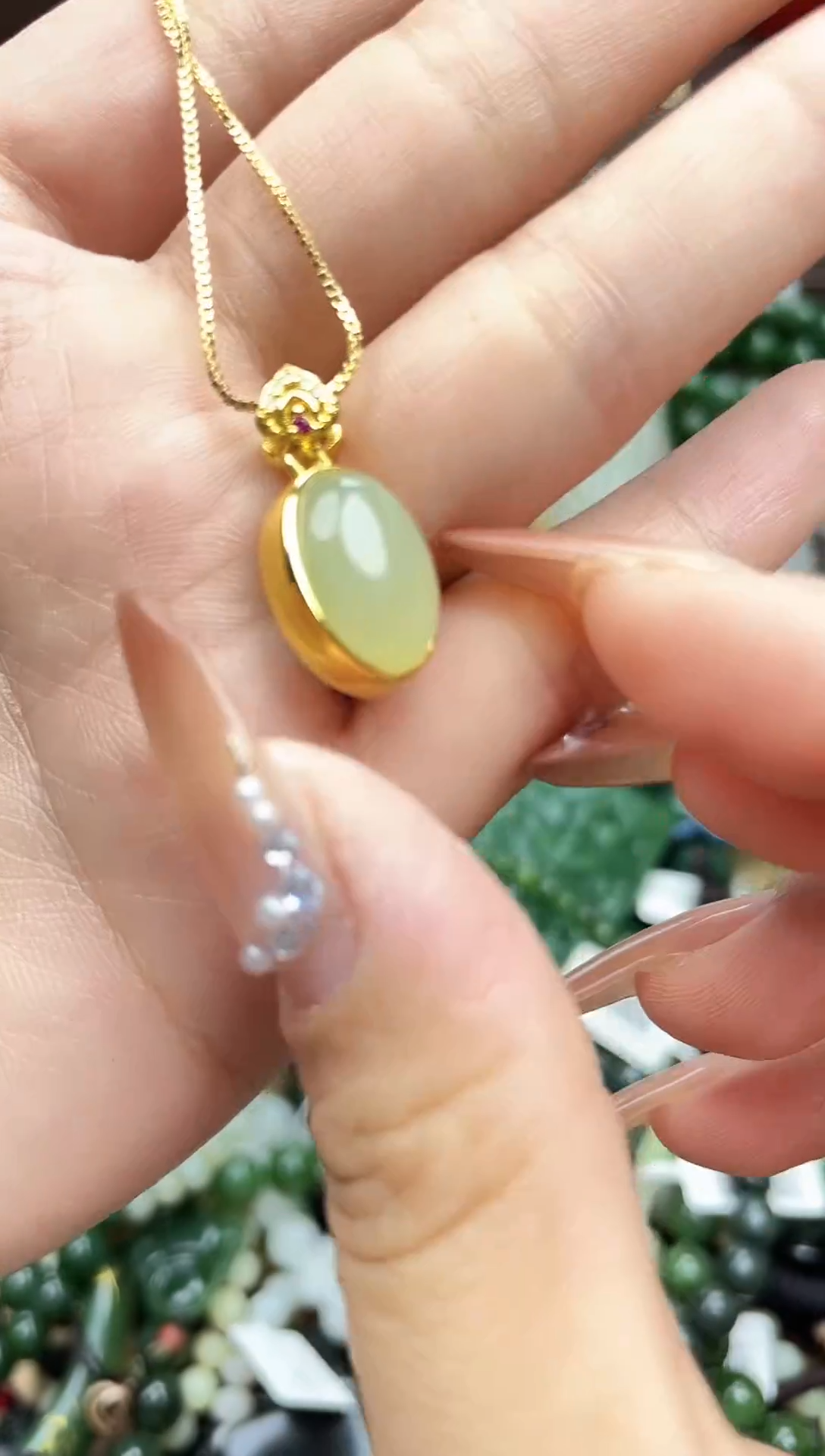 颈饰未镶嵌和田玉未镶嵌和田玉吊坠多样性拍一发一