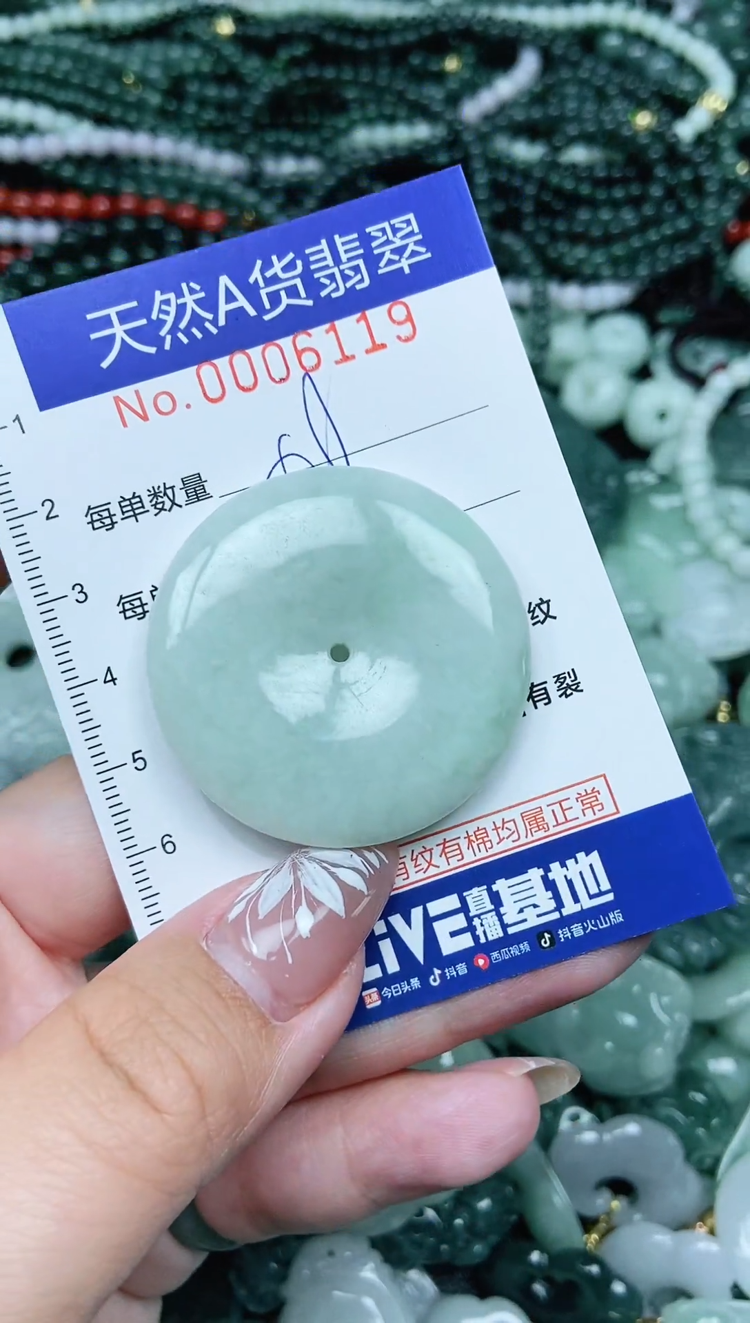 颈饰未镶嵌翡翠天然A货 支持复检