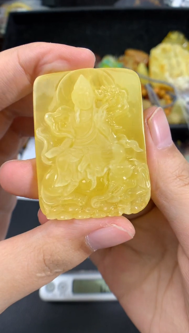 琥珀未镶嵌珠宝奇石小*肉1