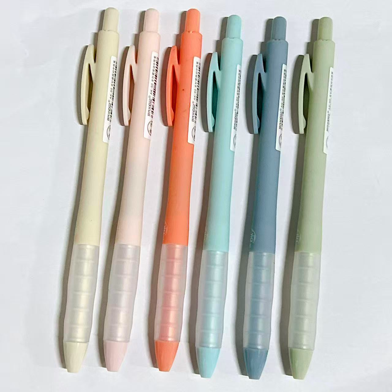 【黑墨-6支】D04现代美森活系列按动笔居家布艺笔