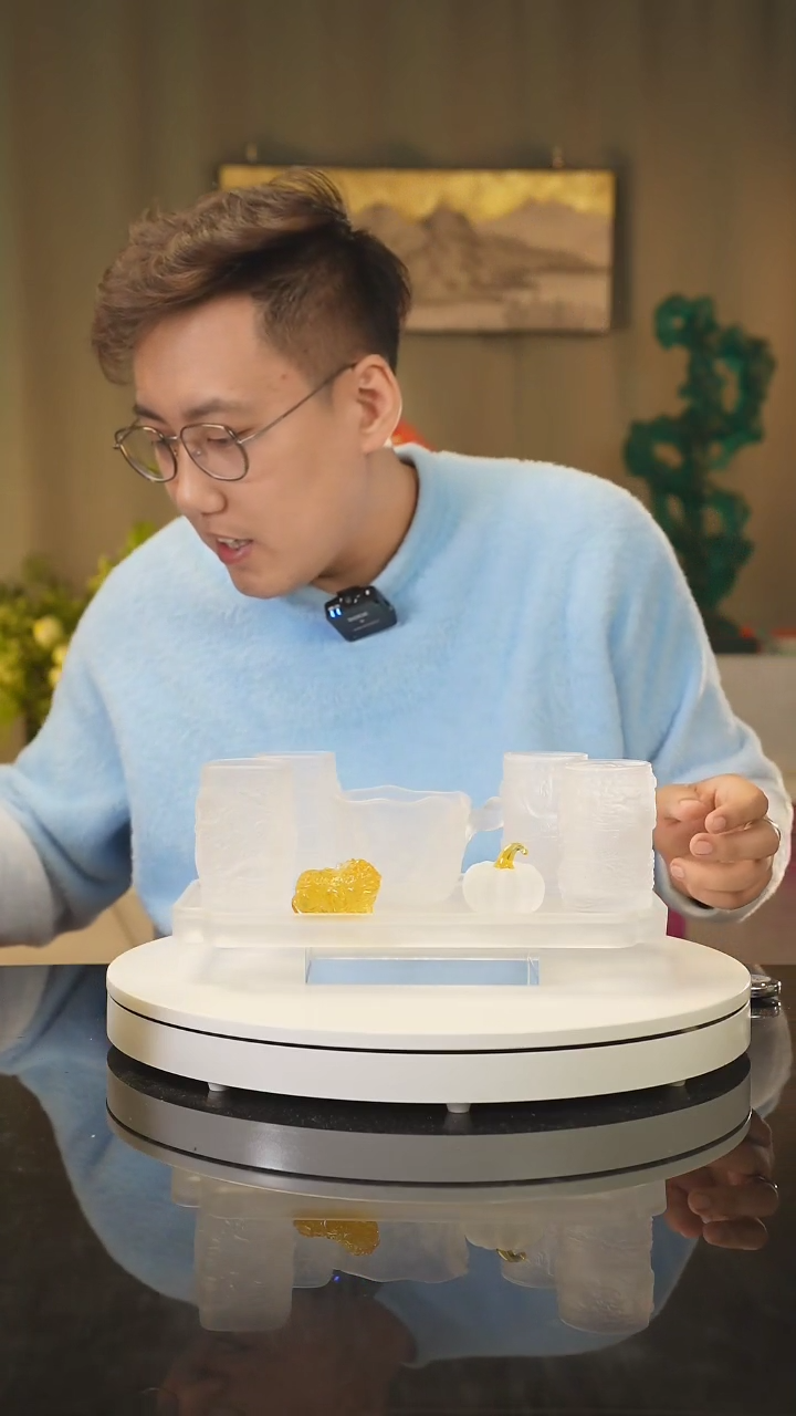 【闪购商品】雅致水晶琉璃 摆件 花器 果盘 茶酒具