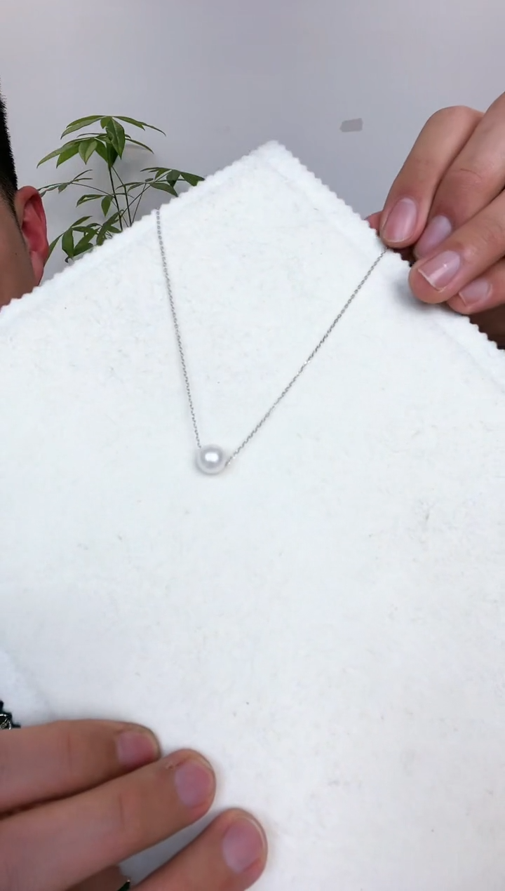 【闪购商品】淡水珍珠吊坠(赠链)未镶嵌8.8mm路路通