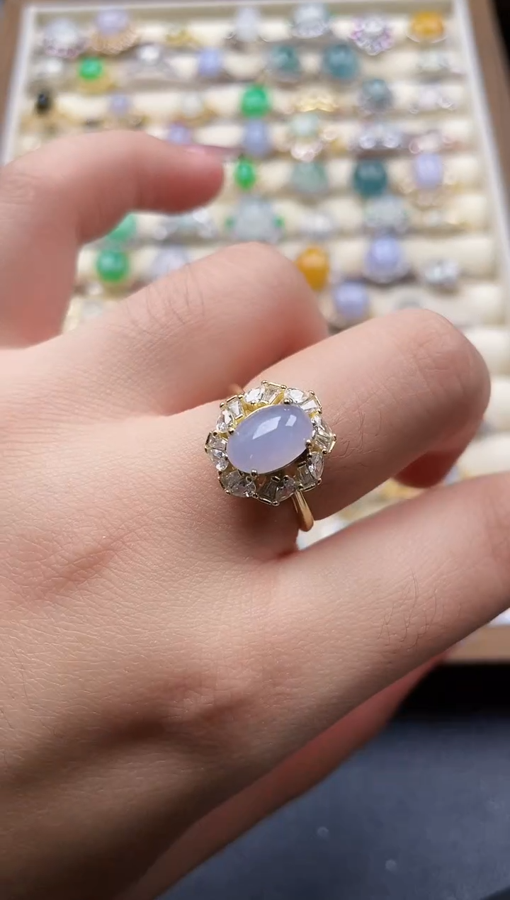 银S925镶嵌戒指翡翠21