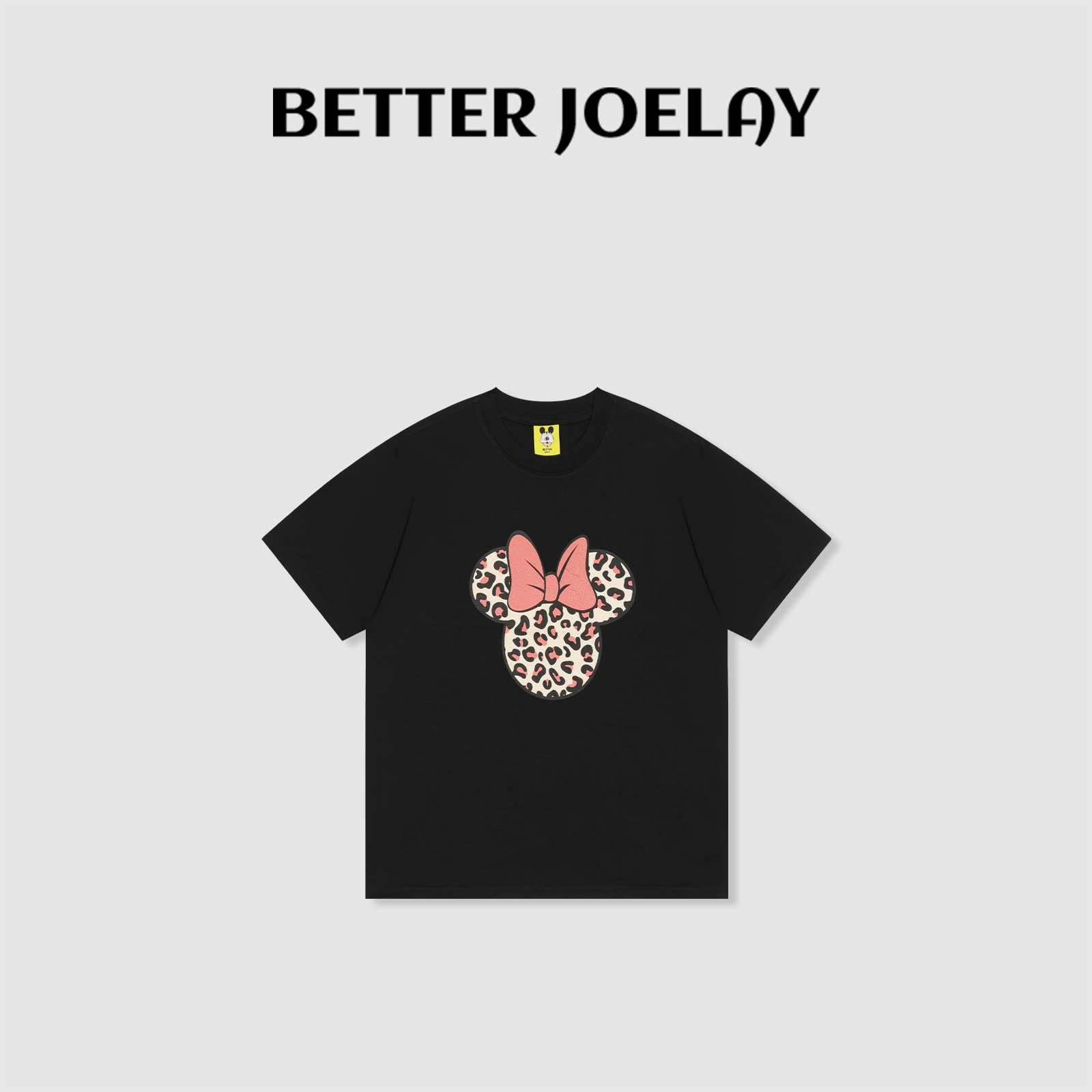 BETTERJOELAY -小版【米妮蝴蝶结】百搭T恤短袖休闲圆领时尚KH1593 