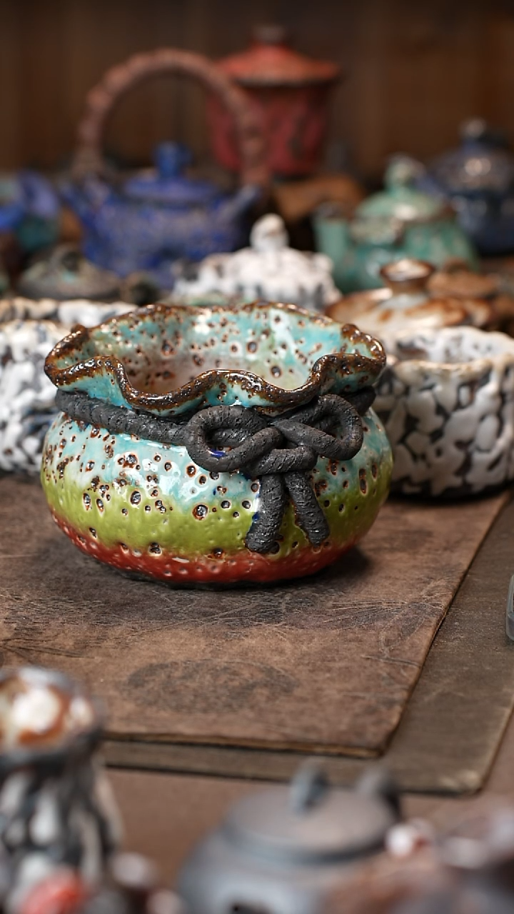 【闪购商品】景德镇柴烧志野杯