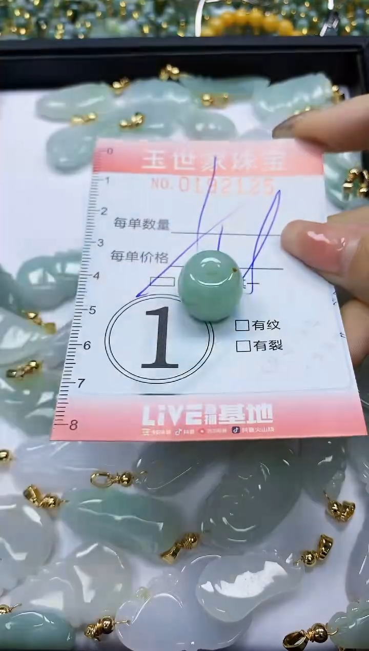 【闪购商品】翡翠颈饰未镶嵌闪购0192125多样性发其一