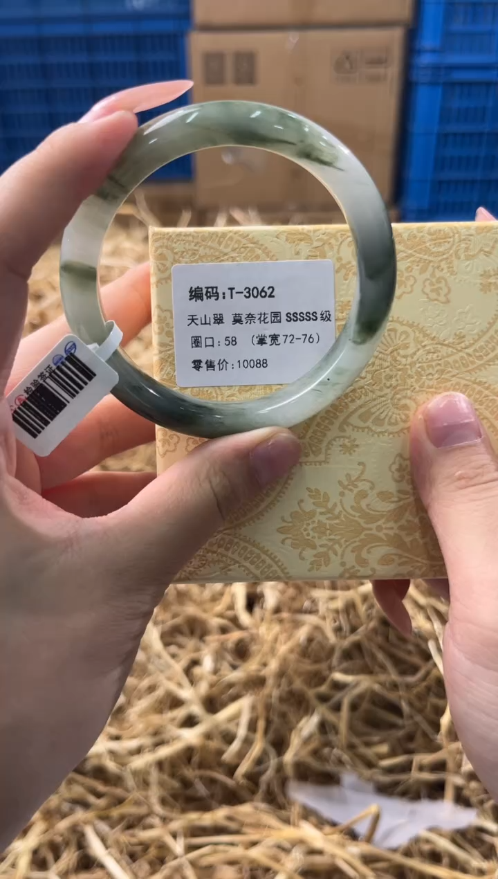 未镶嵌手镯石英质玉T-3062