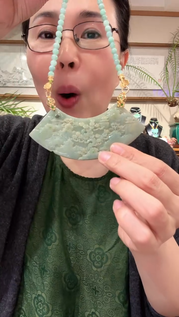 【闪购商品】翡翠颈饰未镶嵌国风