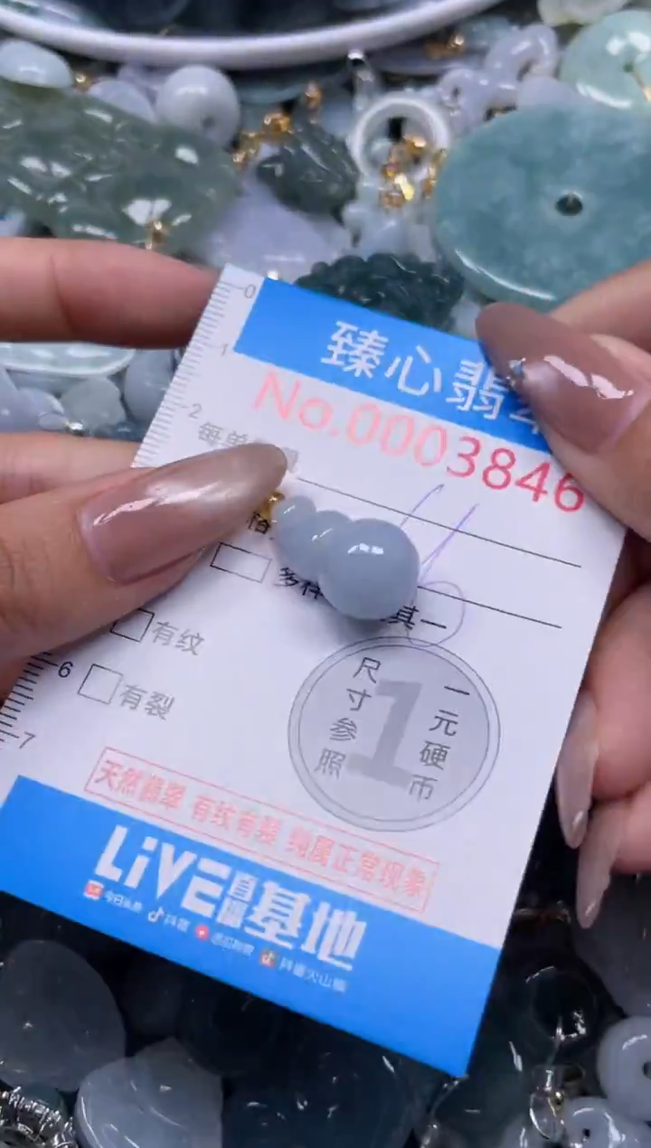 颈饰未镶嵌翡翠3846