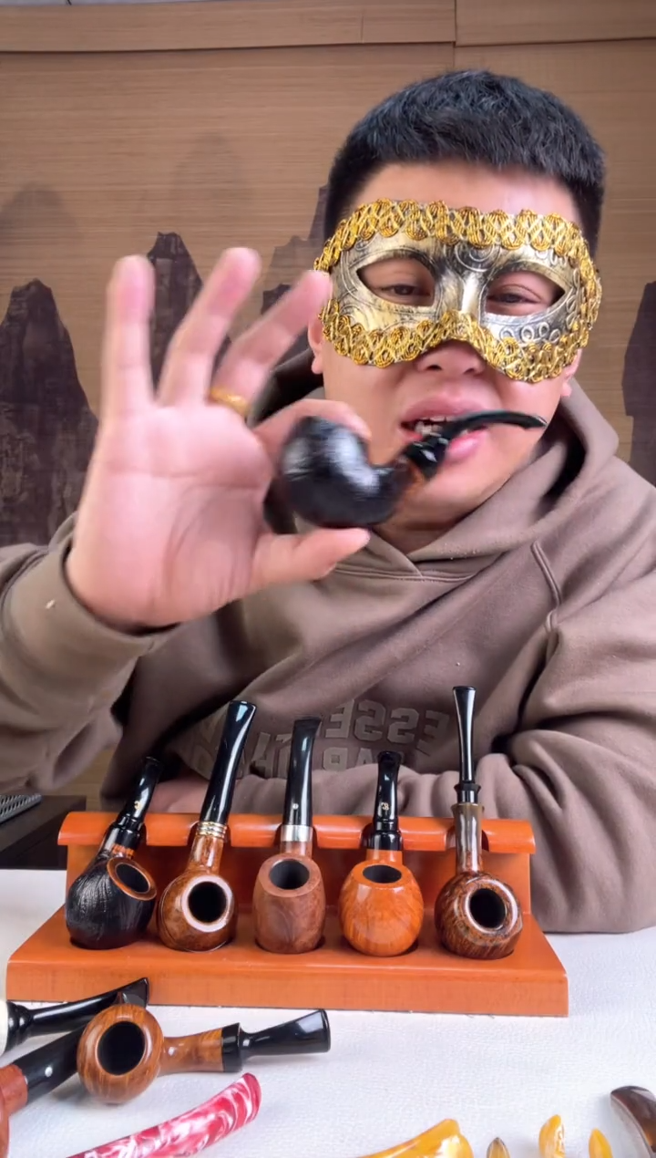 石楠木纯手工意大利石楠木烟斗