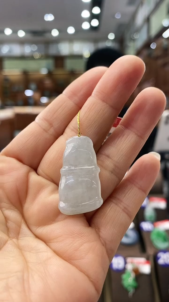 【闪购商品】翡翠颈饰未镶嵌竹节