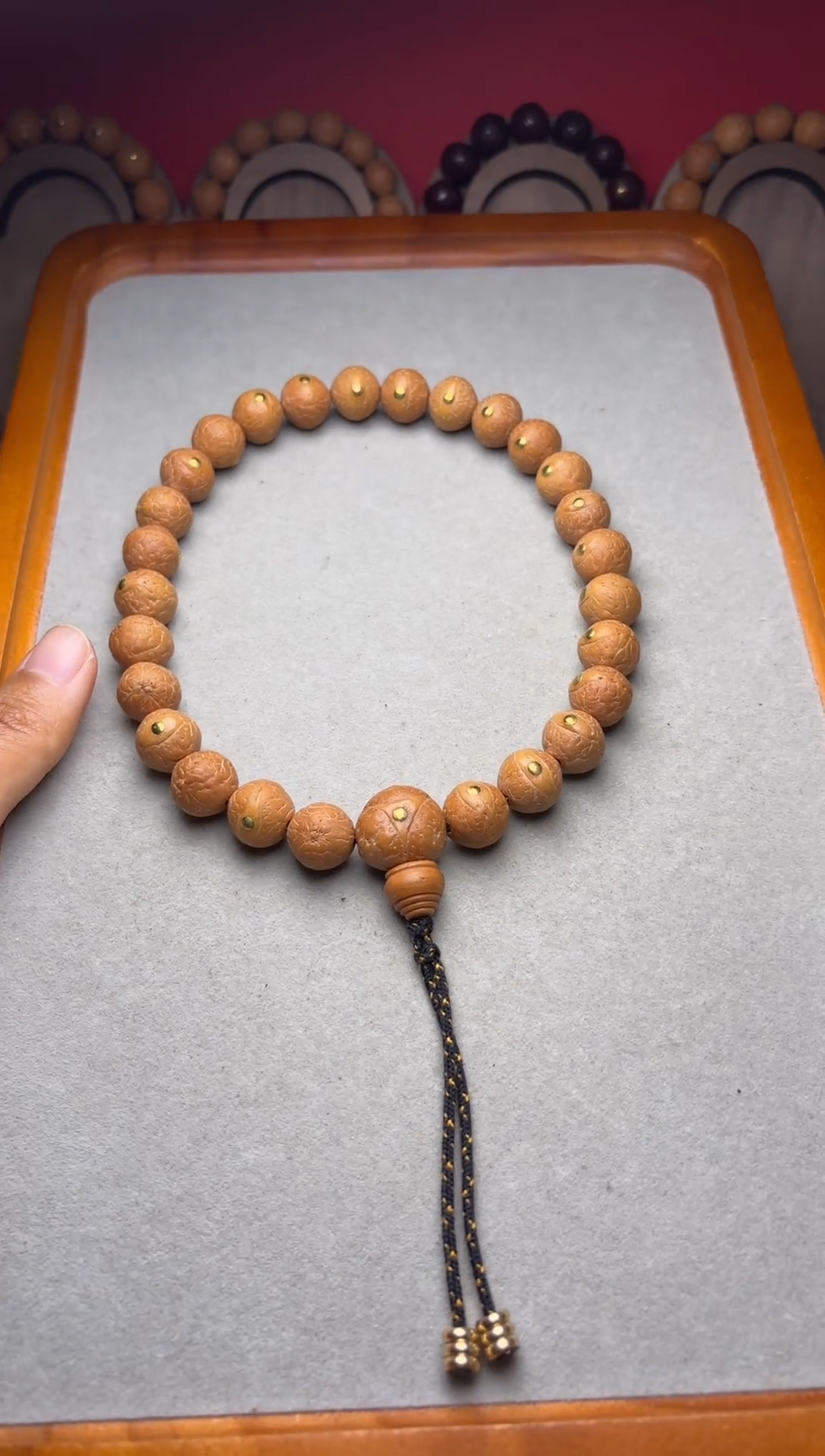 吊坠凤眼菩提12凤眼手持25新籽铜钉