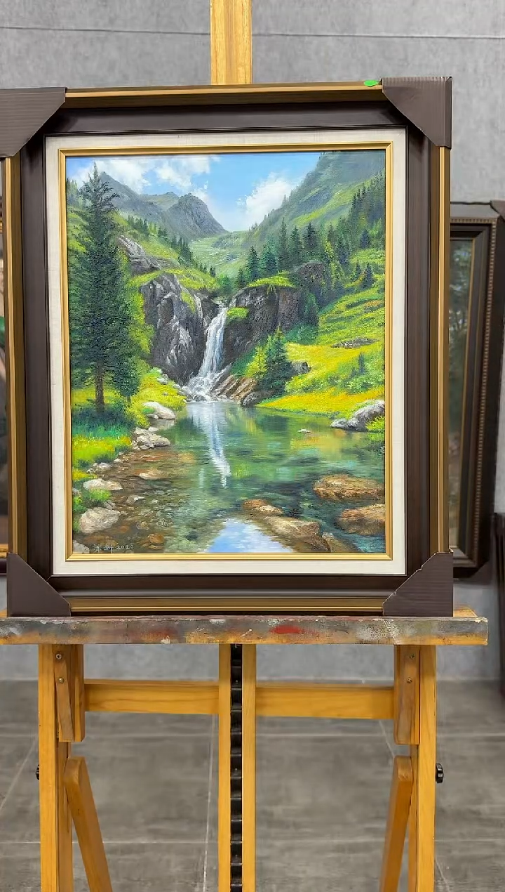 油画炳山艺术--苏新老师作品