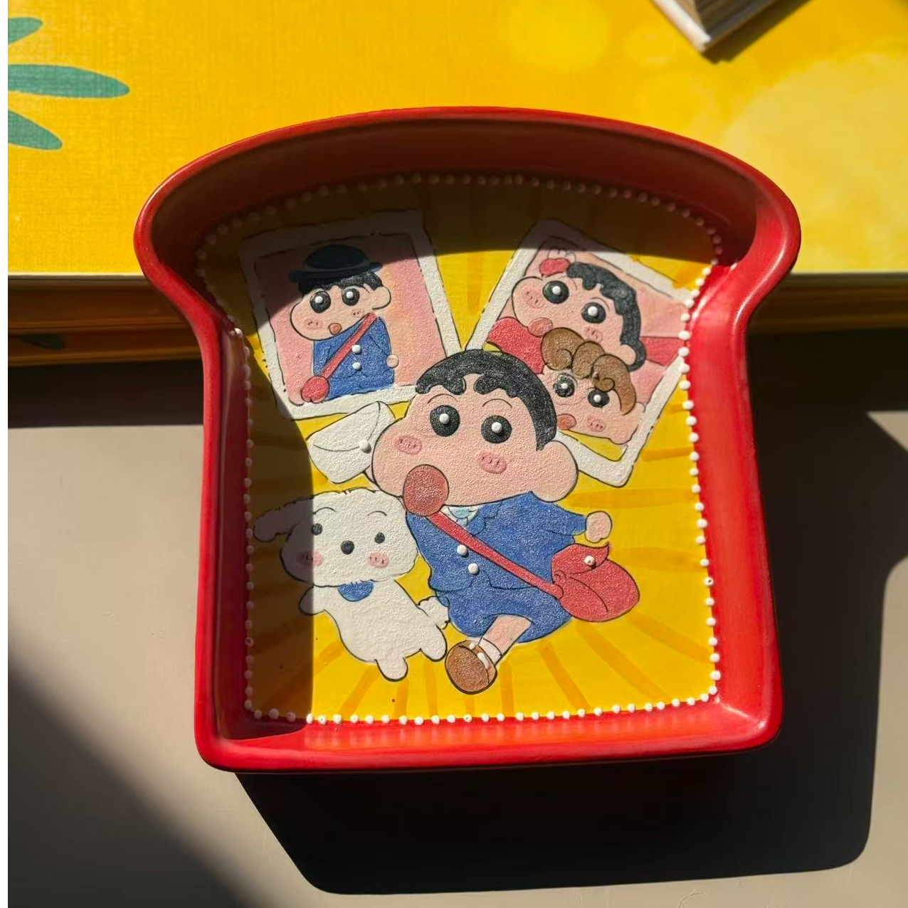 编号200送信小新吐司盘