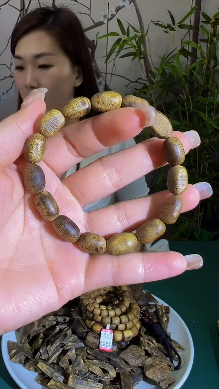 【闪购商品】沉香手串九九沉留疤单圈多样发一 白棋