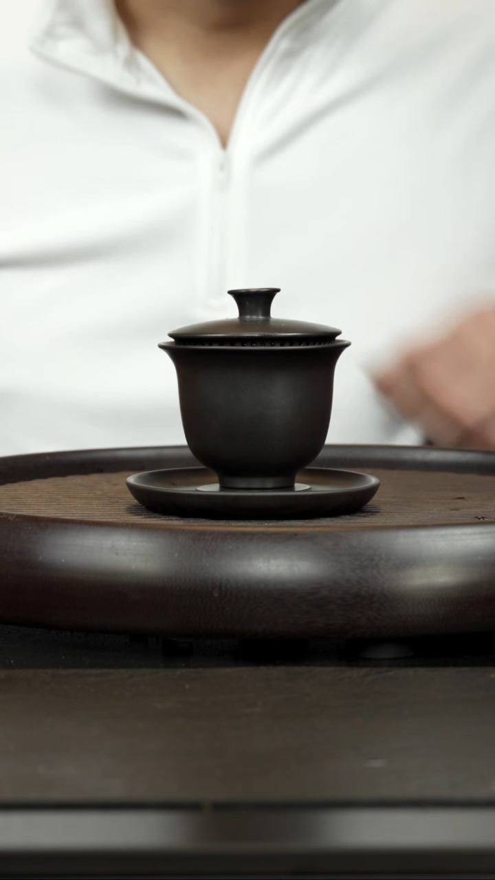 【闪购商品】紫砂茶杯石黄 盖碗