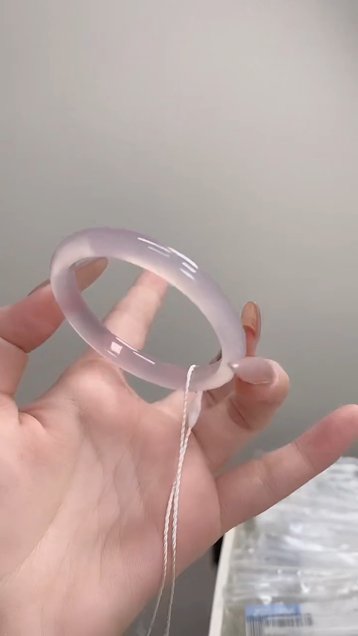 手镯玛瑙/玉髓未镶嵌53紫霞