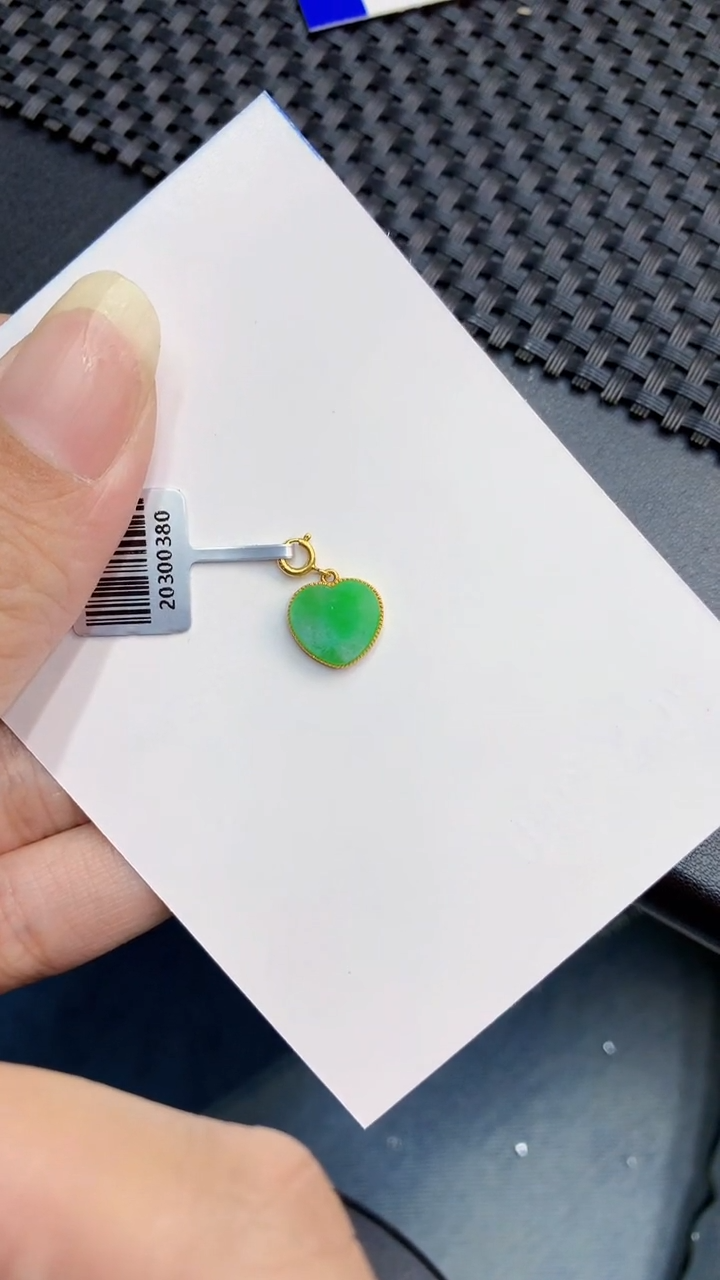 【闪购商品】翡翠颈饰18K金镶嵌000000008