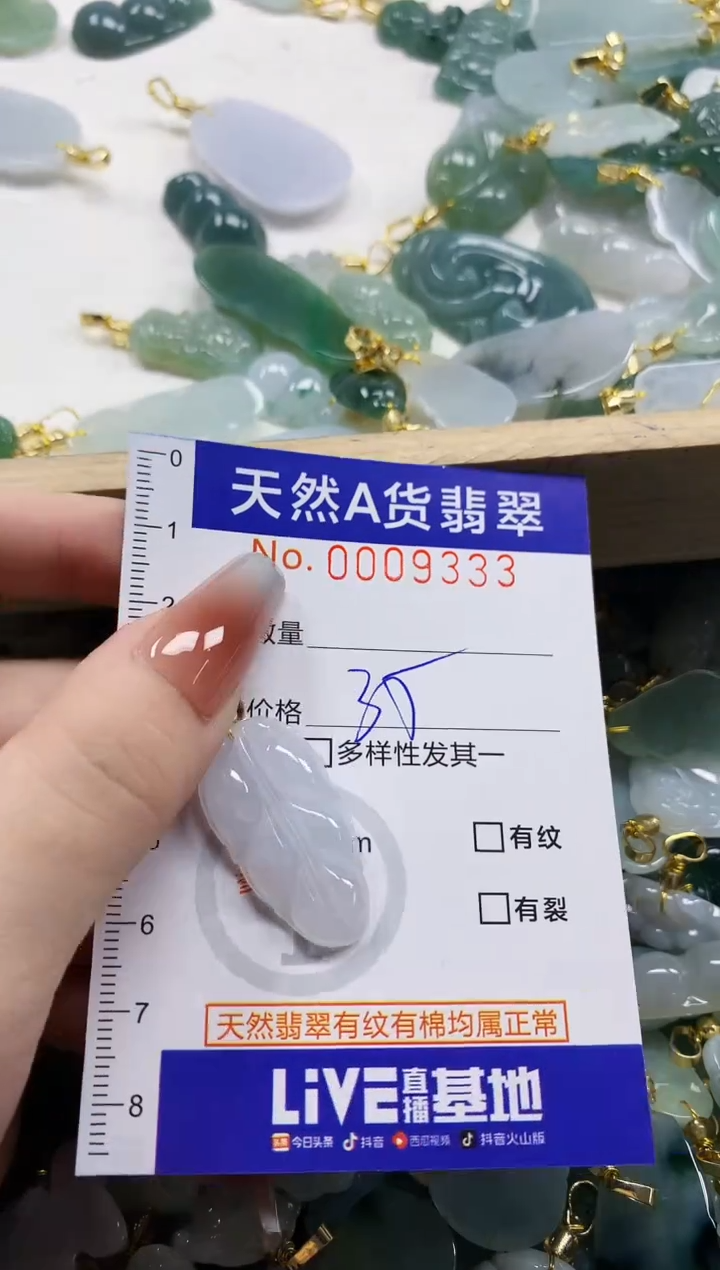 颈饰未镶嵌翡翠天然A货翡翠