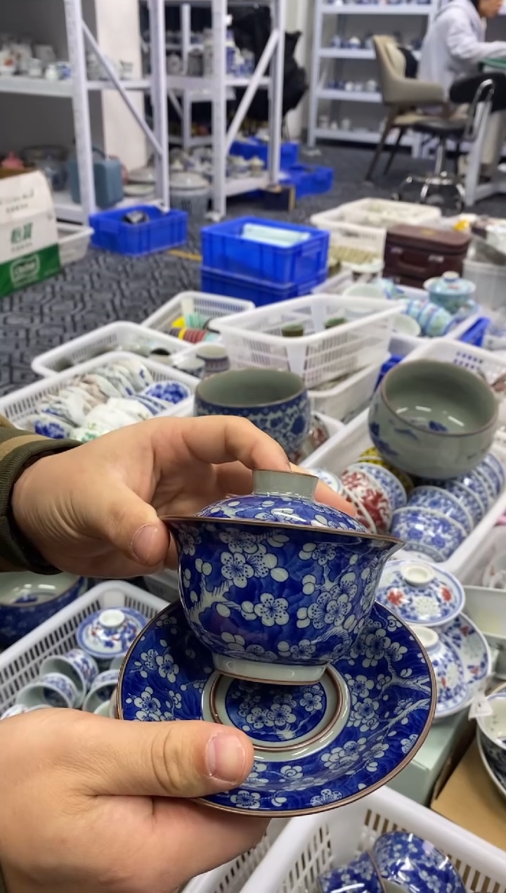 摆件陶景德陶瓷茶具容量约150