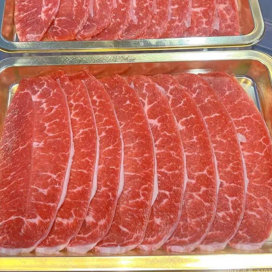 原切牛排原切谷饲上三筋火锅【陕外和牛清涧牧场】国产谷饲和牛2kg