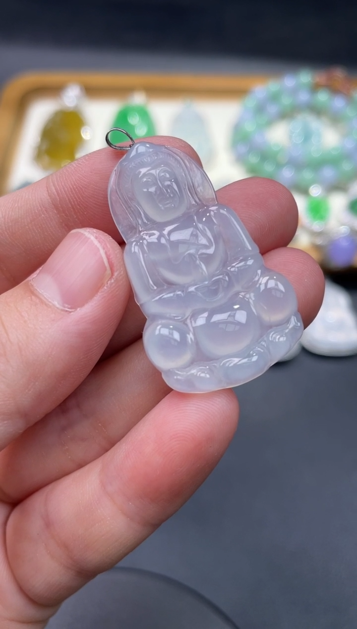 【闪购商品】翡翠颈饰18K金镶嵌52.........