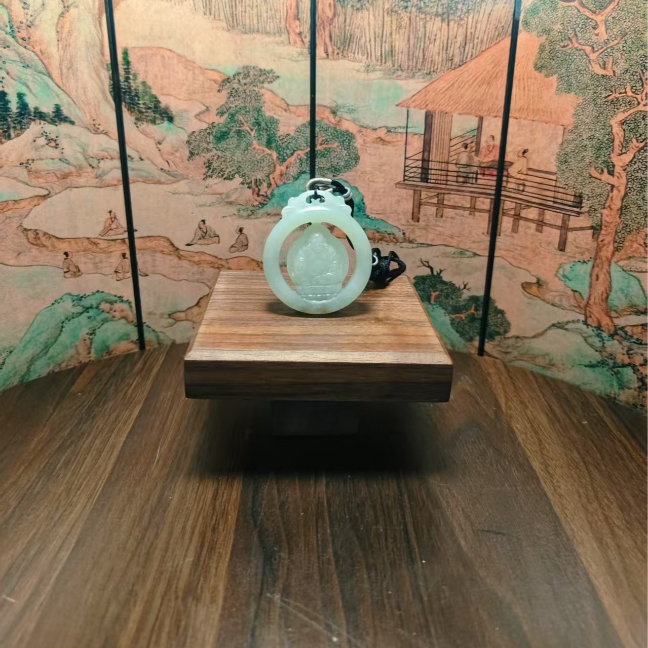 A和田玉佛公吊坠1088