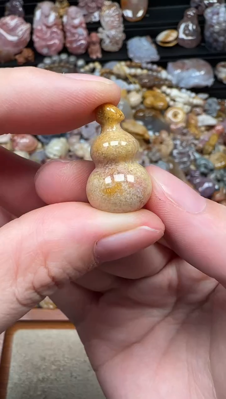 颈饰未镶嵌硅化珊瑚（珊瑚玉）077