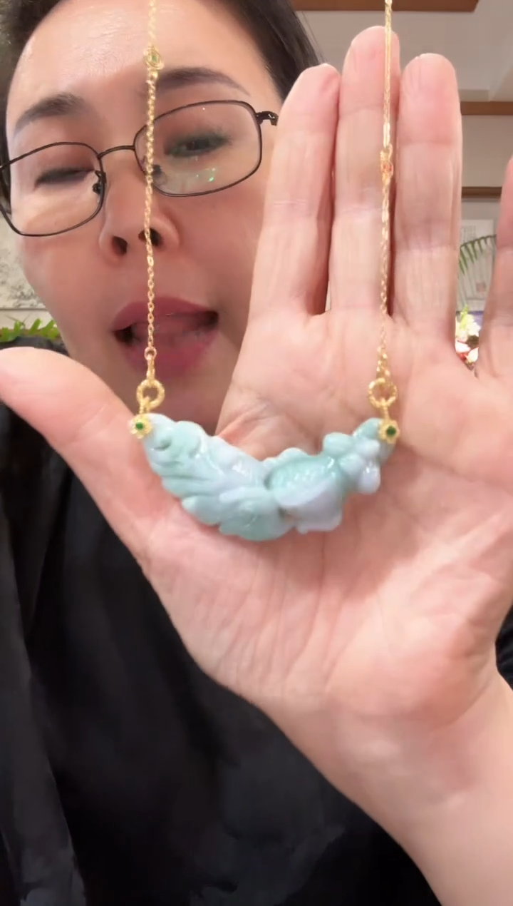 【闪购商品】翡翠颈饰未镶嵌国风