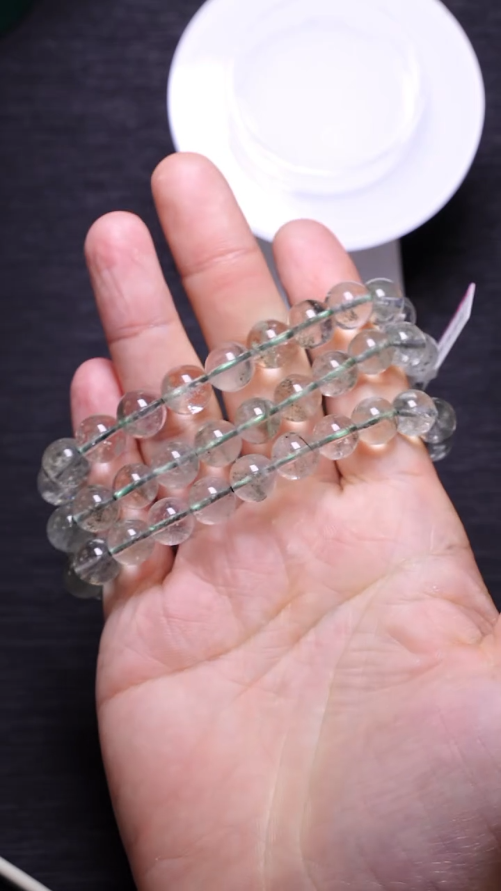 【闪购商品】水晶单圈未镶嵌Q050绿幽灵单圈9mm