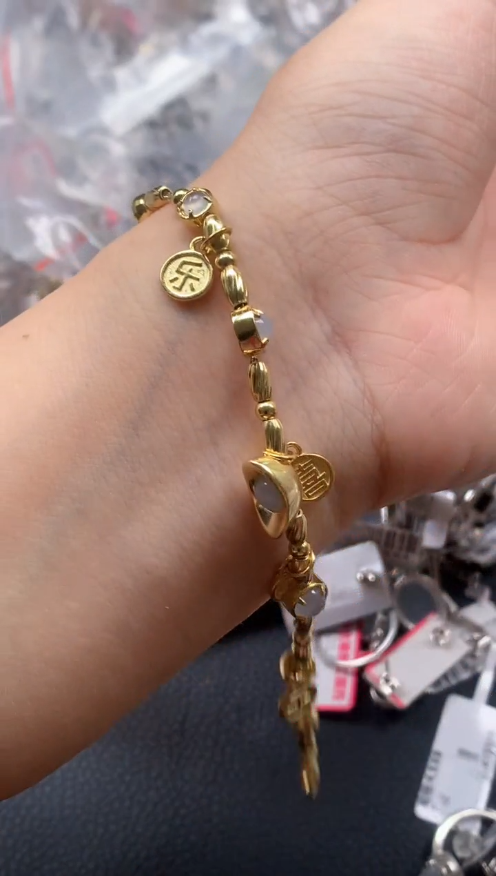 银S925镶嵌戒指翡翠天然A货缅甸翡翠