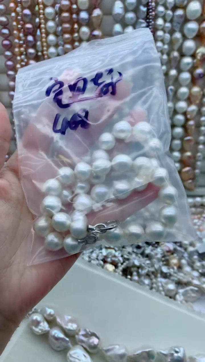 淡水珍珠银S925镶嵌颈饰宝*轩项链多样性发其一