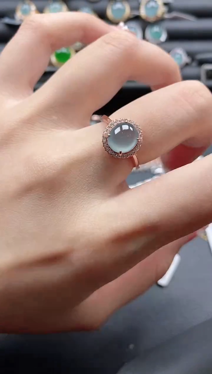 【闪购商品】翡翠戒指银S925镶嵌11111