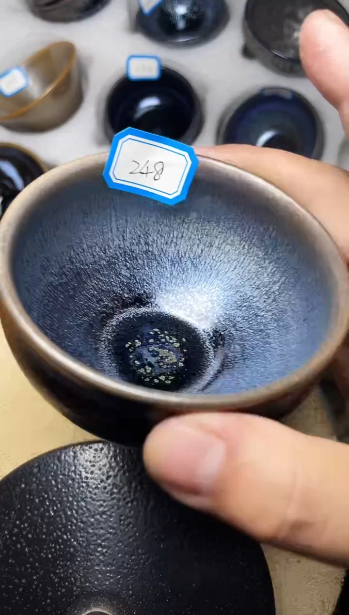 【闪购商品】茶盏叶紫建盏瓷器微瑕248
