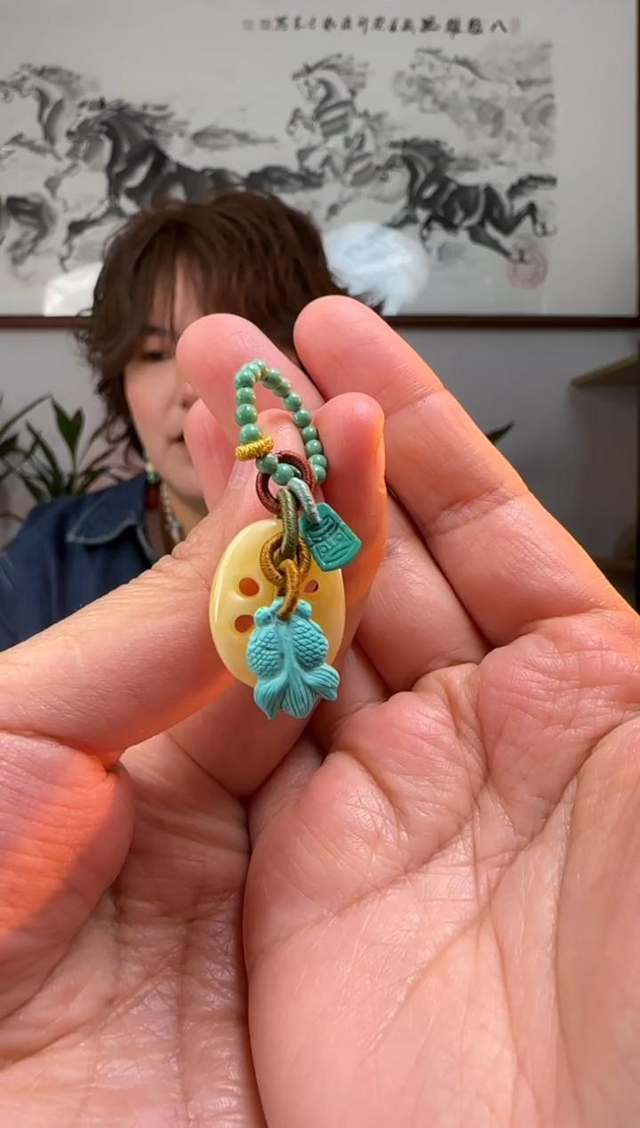 【闪购商品】绿松石提溜未镶嵌时尚百搭A1634