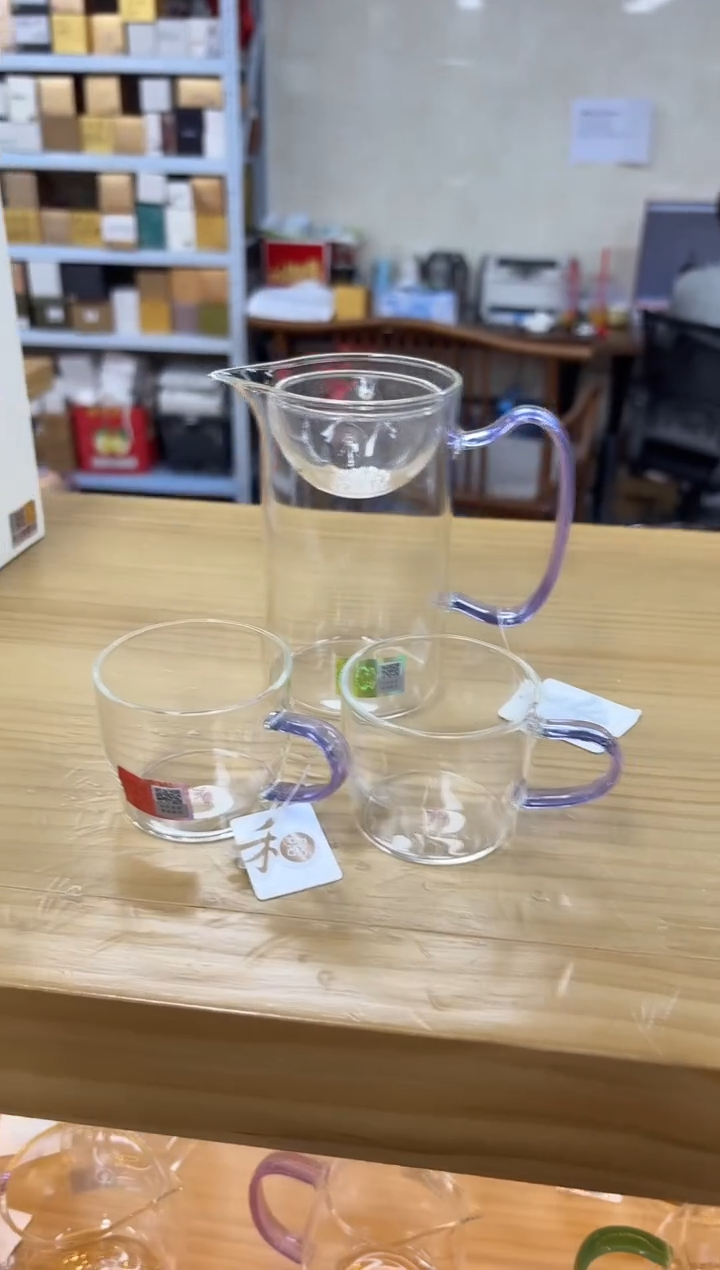 禾器沁润茶海浅紫色+禾器清尚杯一个装*2